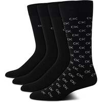 CK Men's socks Calvin Klein Formal socks 4 pairs Sweat-absorbing combed cotton high Socks anti-odor Foot Sports socks thumbnail 4