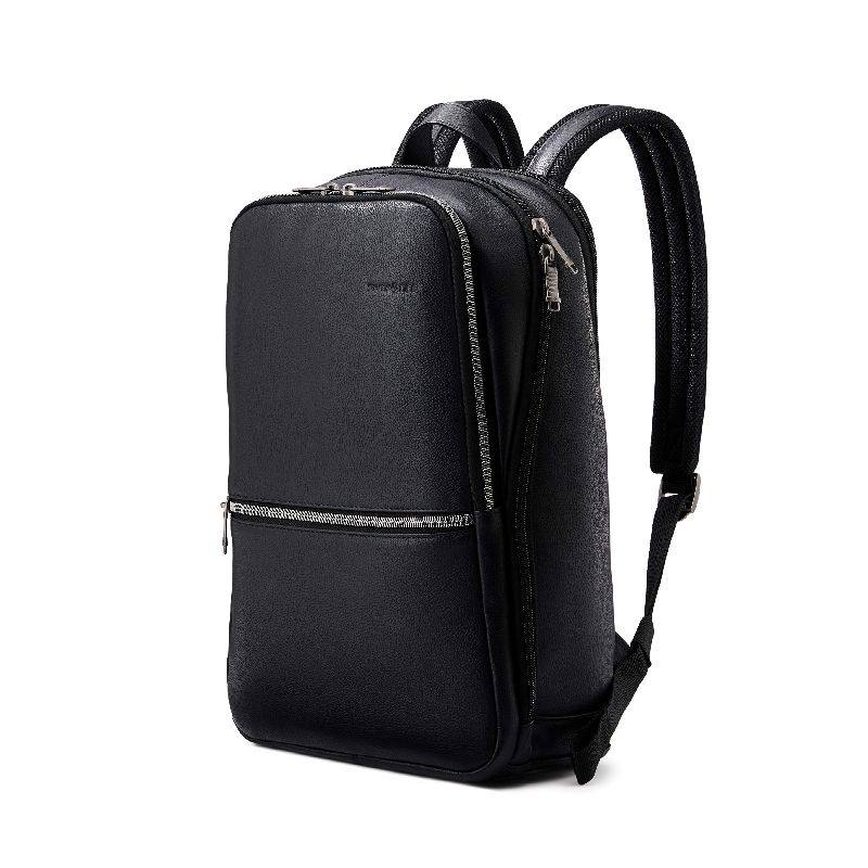 Samsonite/新秀丽男包中号皮质双肩包背包商务舒适经典正品104858