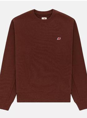 NEW BALANCE NB男女休闲运动卫衣纯棉净版上衣正品MT21541