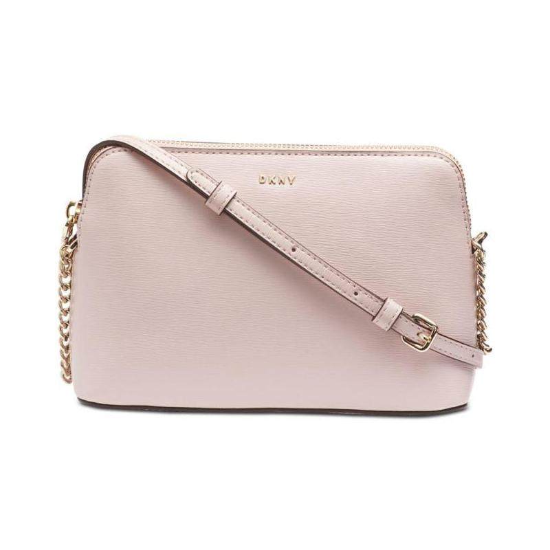 DKNY唐可娜儿女包单肩斜挎包真皮贝壳包Bryant甜美正品12336692