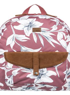 ROXY女包双肩包背包中号撞色花卉印花复古潮流正品R0527X