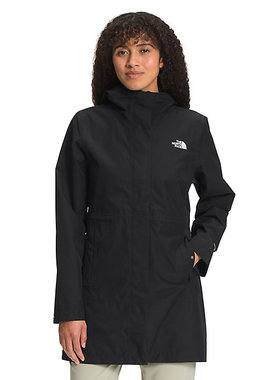 The North Face/北面女风衣中长款黑色外套春秋店长推荐B15121T