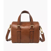 Fossil化石女包水桶包手提单肩包挎包Carlie柔软复古迷你挎包上班