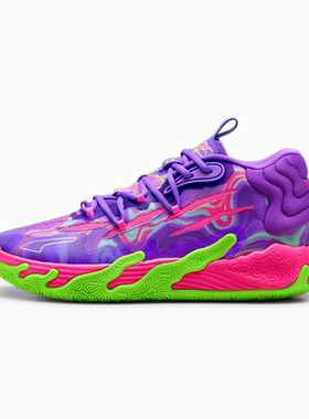 PUMA/彪马男鞋运动鞋高帮篮球鞋训练减震PUMA x LAMELO速跑378916