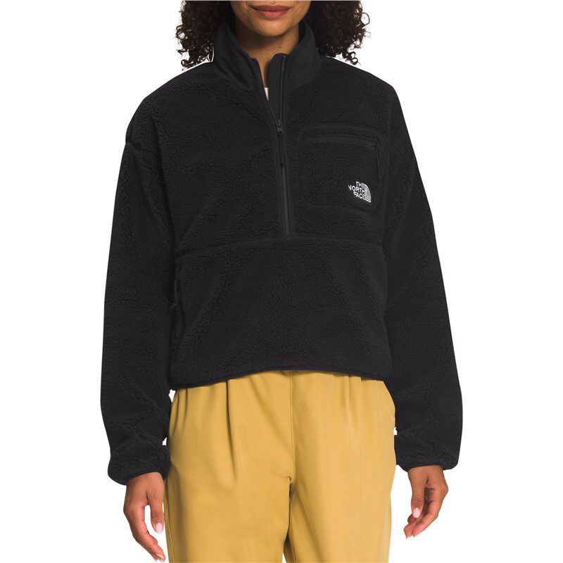 THE NORTH FACE/北面女套头衫运动休闲长袖抓绒1/2拉链春秋正品