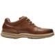 Rockport CH3940 乐步男休闲皮鞋 低帮棕色系带纯色软底皮质正品