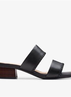 clarks其乐女凉鞋穆勒Serina 35夏季露趾高跟鞋时尚百搭26176337