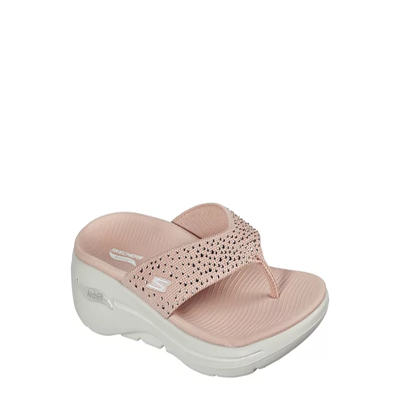 Skechers/斯凯奇女人字拖凉鞋不累脚户外运动休闲沙滩简约203276