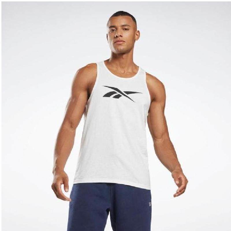 Reebok/锐步男运动背心无袖修身跑步锻炼圆领百搭柔软正品HD4006