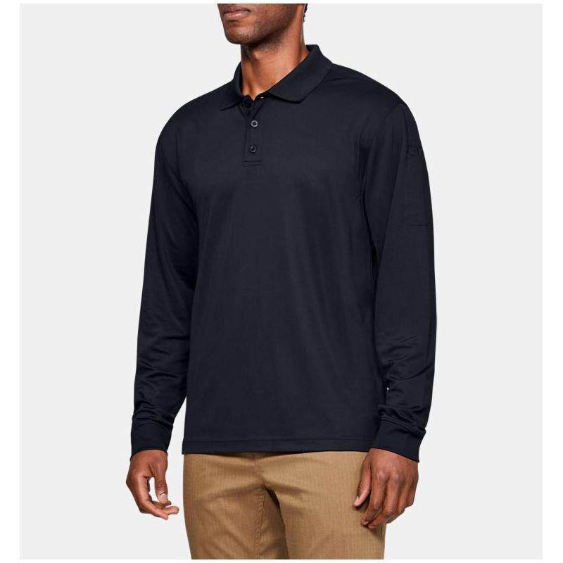 Under Armour/安德玛男士POLO衫长袖纯色透气速干正品127U9637