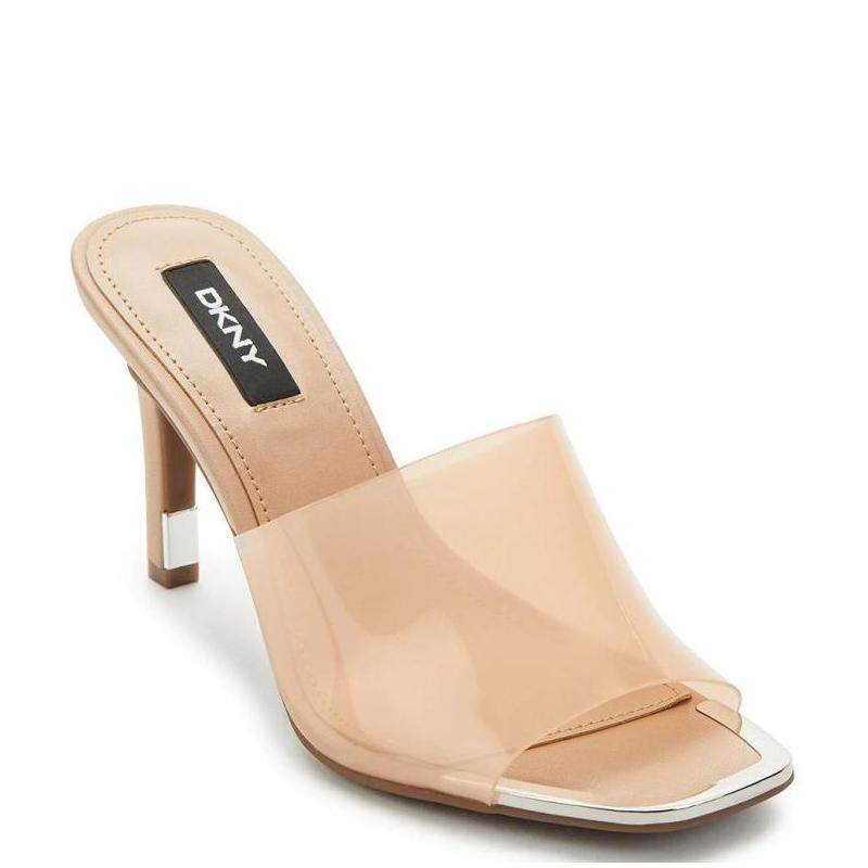 dkny/唐可娜儿女士时装凉鞋高跟鞋露趾一脚蹬细跟正品20150184