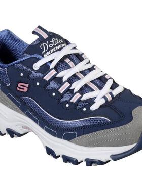 斯凯奇Skechers女士运动鞋单鞋缓震透气夜跑春秋正品11947-NVGW