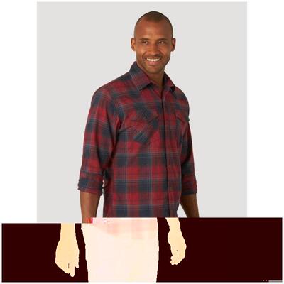 长袖格子柔软百搭休闲衬衫