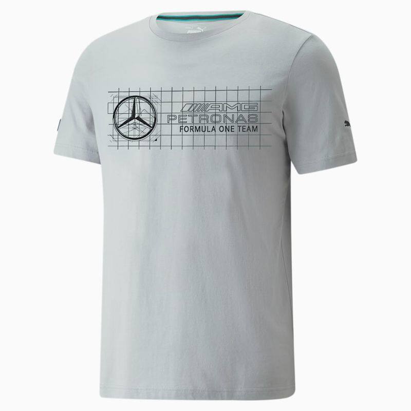 Puma/彪马男短袖半截袖T恤Mercedes F1 Logo 奔驰联名夏季新品