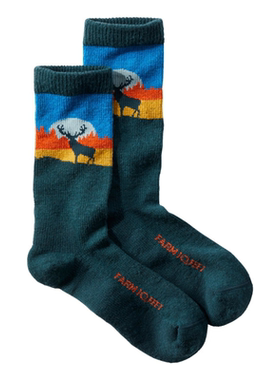 L.L.BEAN宾恩男士长袜羊毛针织轻质缓震驼鹿加厚冬袜高筒TA521910