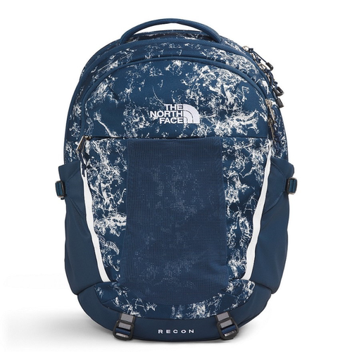 THE NORTH FACE/北面女式双肩包Recon印花背包深蓝色31L电脑包