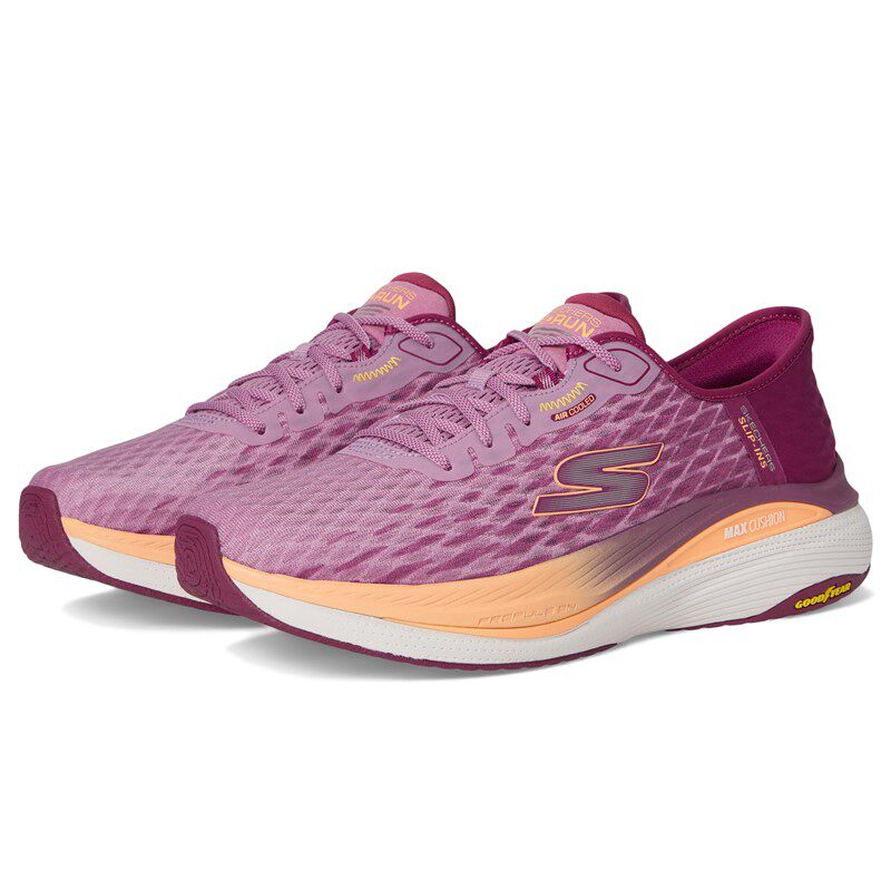 Skechers/斯凯奇女运动鞋减震旅游鞋气泡底缓冲抓地春秋系带厚底