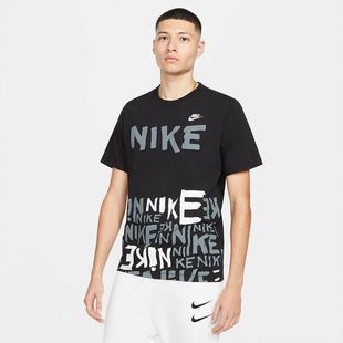 跑步户外健身衣正品 Nike 运动衫 DA0218 耐克男T恤圆领套头短袖