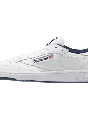 Reebok/锐步男鞋板鞋休闲鞋皮鞋Club C 85白鞋正品AR0457