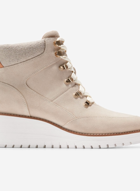 Cole Haan/可汗女坡跟防水徒步靴轻质旅游春秋休闲缓震透气W30343