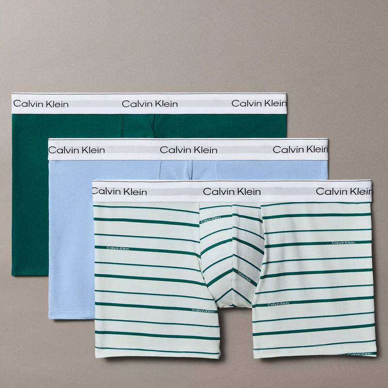 Calvin Klein男士内裤CK内裤平角内裤四角内裤3条棉质礼物送男友