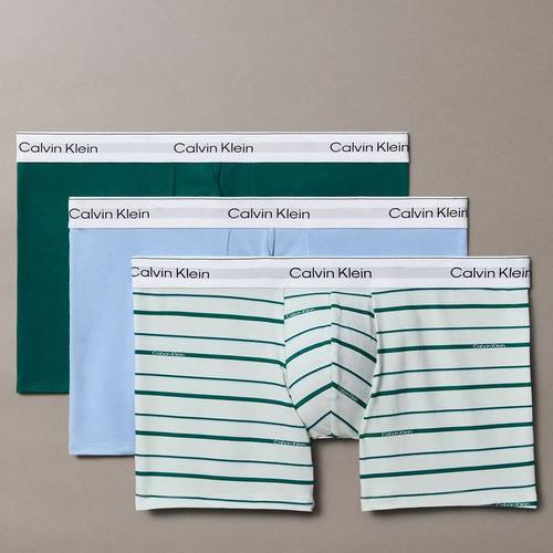 Calvin Klein男士内裤CK内裤平角内裤四角内裤3条棉质礼物送男友