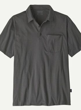 巴塔哥尼亚PATAGONIA男Polo衫短袖T恤条纹半截袖棉质春夏季53251