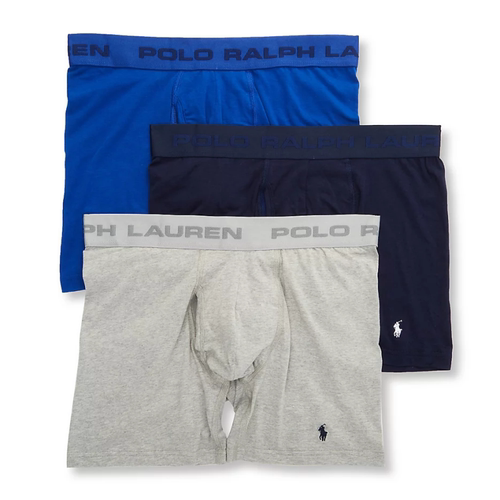 POLO RALPH LAUREN/拉夫劳伦男平角四角内裤透气3件夏正品1146002