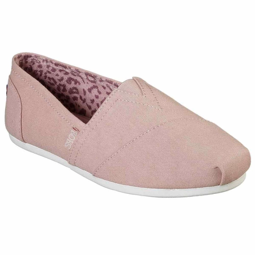 Skechers/斯凯奇女款BOBS休闲鞋帆布鞋一脚蹬轻便舒适正品1362691