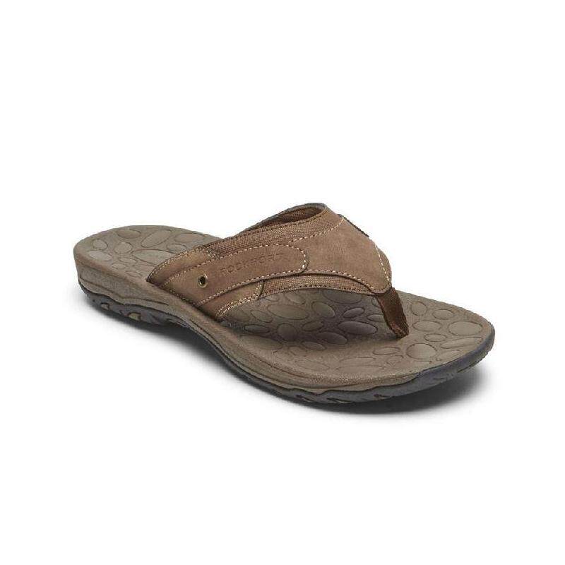 Rockport/乐步男款人字拖防滑耐磨轻便舒适复古正品13351381