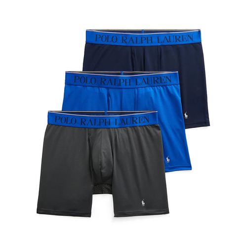POLO RALPH LAUREN/拉夫劳伦男平角四角内裤透气3条夏正品1118885