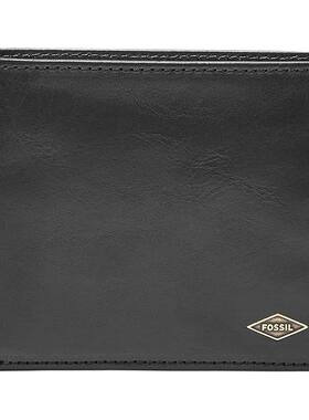Fossil/化石男钱包短款商务口袋便携真皮礼物新款纯皮小钱包美国