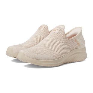 春夏 Skechers斯凯奇女单鞋 运动休闲鞋 一脚蹬健步鞋 透气针织跑步鞋