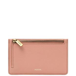 Fossil/化石女款卡包钱包轻便耐用拉链外出出差小巧12703131