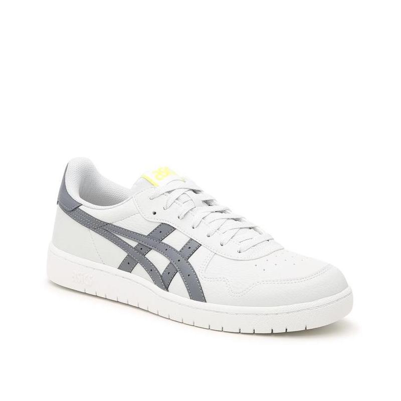 asics/亚瑟士休闲板鞋男系带灰标圆头低帮百搭小白鞋正品474240
