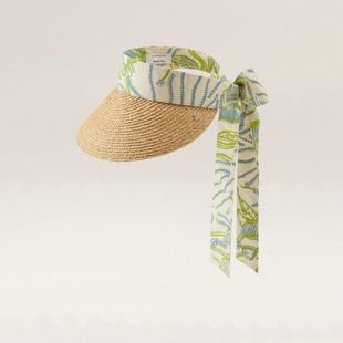 HELEN KAMINSKI草帽遮阳帽飘带拉菲草空顶帽HK x Bábbarra夏季