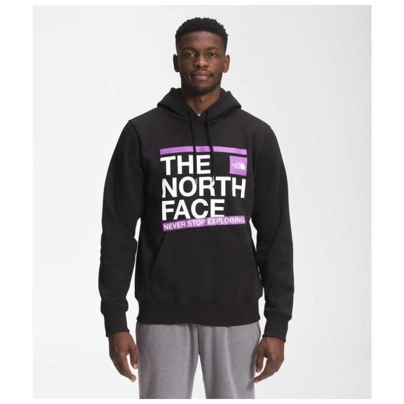北面the north face男卫衣套头衫连帽春秋彩色logo正品nf0a7r8q