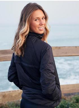 ROXY女短外套上衣夹克立领纯色百搭保暖短款休闲正品ERJJK03484