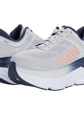 Hoka OneOne女鞋运动鞋Bondi 7邦代7轻质缓震长距离公路跑鞋