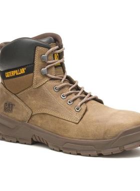 卡特CAT男工装靴子皮靴短靴Mobilize合金鞋头护趾休闲正品P91268