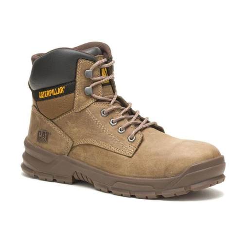 卡特CAT男工装靴子皮靴短靴Mobilize合金鞋头护趾休闲正品P91268