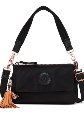 Kipling/凯浦林女款单肩包斜挎包流苏时尚拉链日常正品15616096