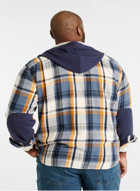 L.L. Bean/宾恩男士帽子法兰绒连帽衫格子帽子正品TA518146商场