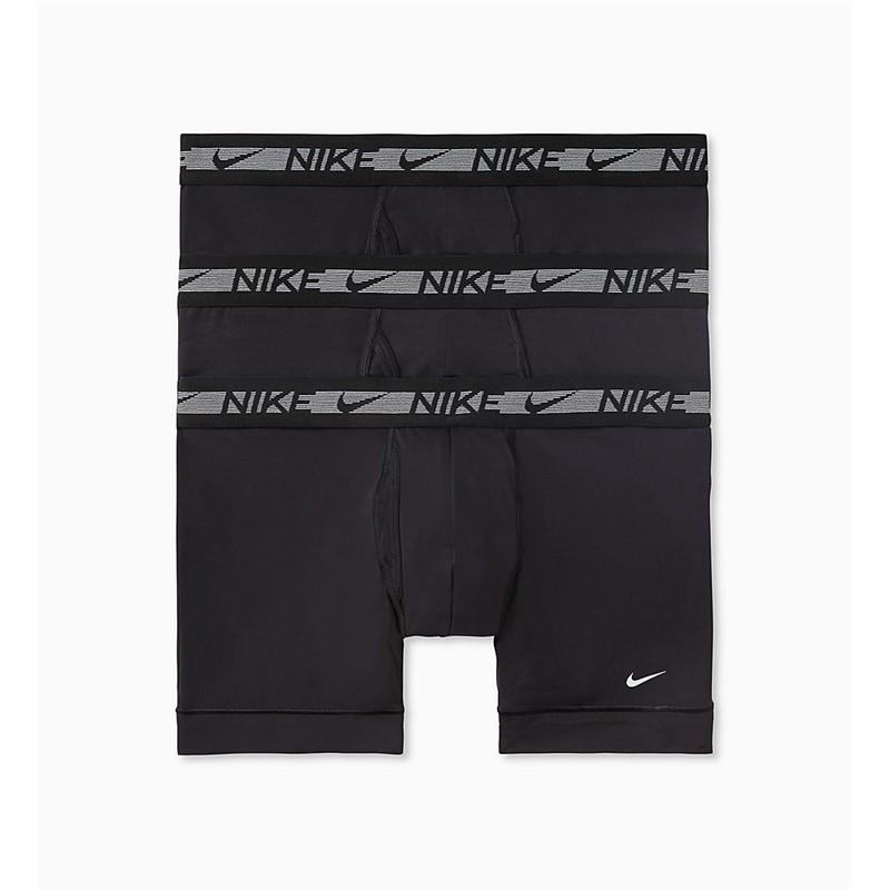 Nike/耐克男短裤运动休闲平角内裤3条装舒适透气纯色新款夏季正品
