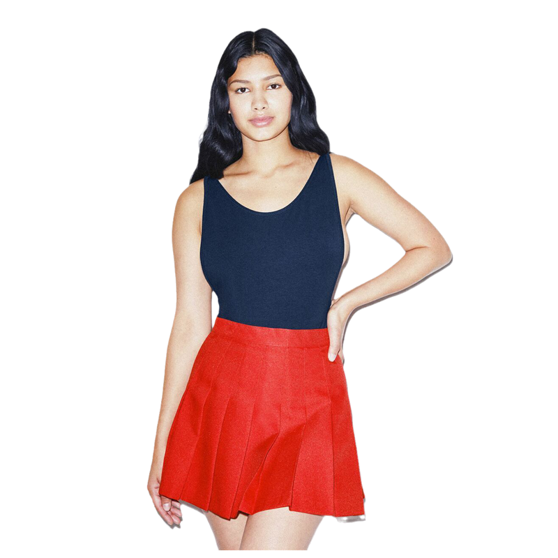 American Apparel aa女裙百褶裙A字裙性感半身学院学生美国直邮