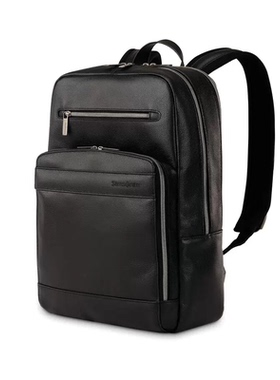 新秀丽Samsonite男双肩包背包皮包15.6寸电脑包商务经典新款85723