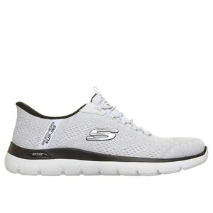 Skechers斯凯奇男鞋一脚蹬运动鞋健步鞋轻便防滑网眼透气足弓支撑