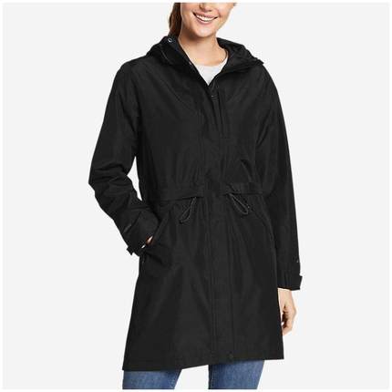 EDDIE BAUER/埃迪鲍尔女风衣中长款收腰百搭休闲正品i06 792 0889