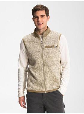 北面The North Face男马甲秋冬针织加绒柔软男友爸爸正品NF0A5GL3