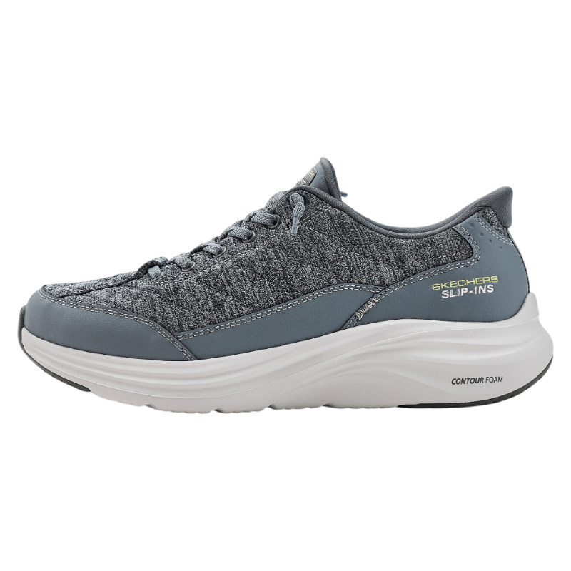 Skechers/斯凯奇男鞋免提一脚蹬运动鞋透气缓震休闲健步鞋春夏季